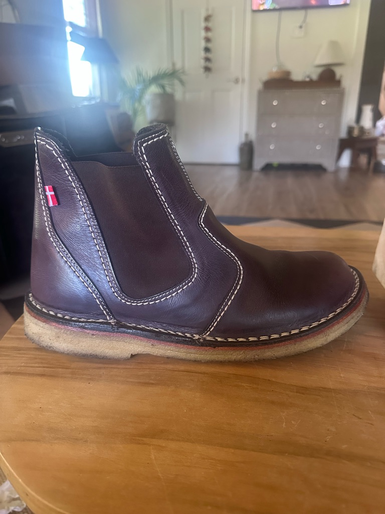 Danish Duckfeet Roskilde Boots Size 44 Us 11 Leather Used Like New — image 4 of 8